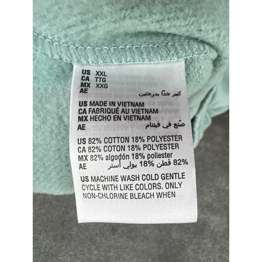 Mode of One Mens Fleece Sweatpants Blue Fin‎ Green XXL Relaxed NWT - Picture 5 of 7